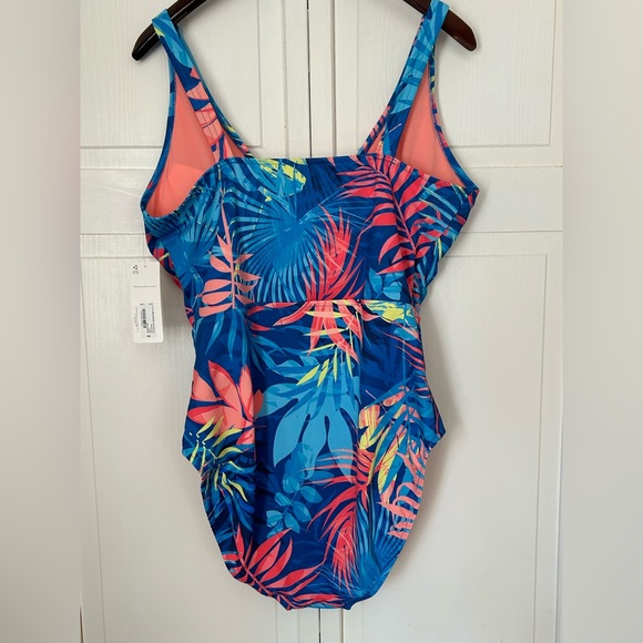 Peyton & Parker Tropical Swimwear XL Women’s One Piece Swimsuit-NWT - Picture 5 of 6